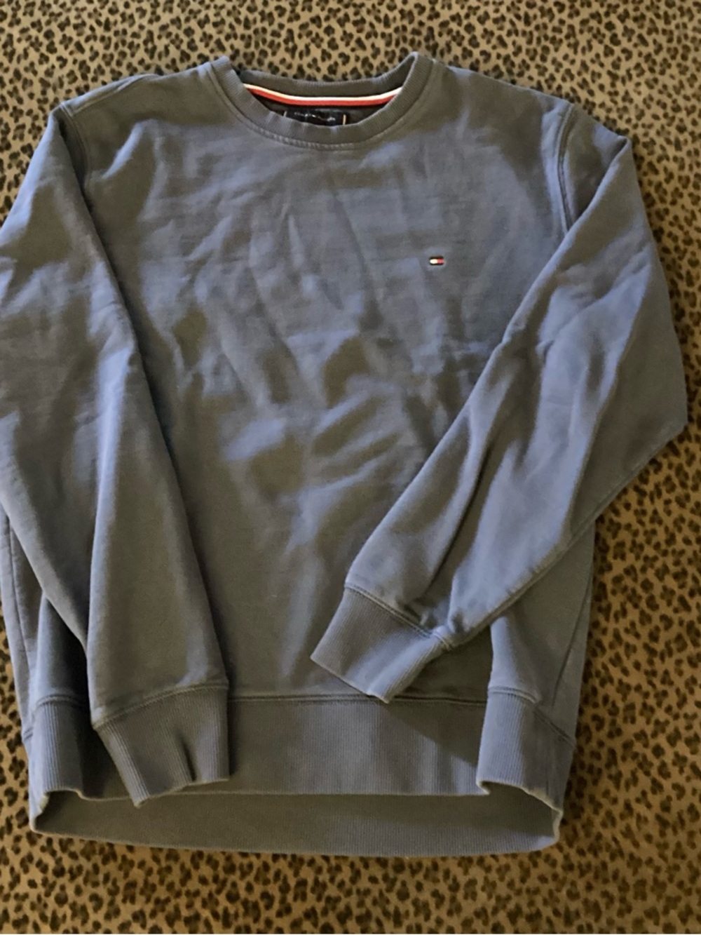 Tommy Hilfiger Men's Crewneck Sweatshirt in Slate Blue